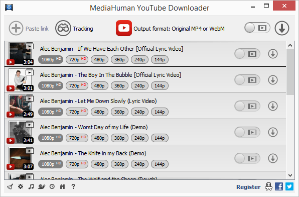 application for downloading videos from youtube mac